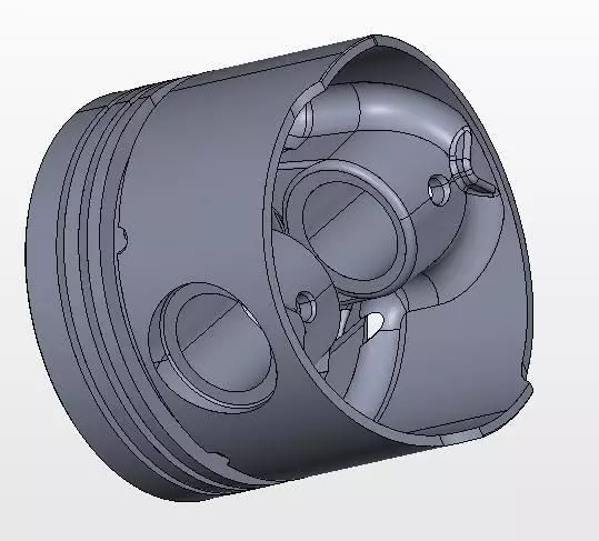 Piston 1400cc 3D model_0