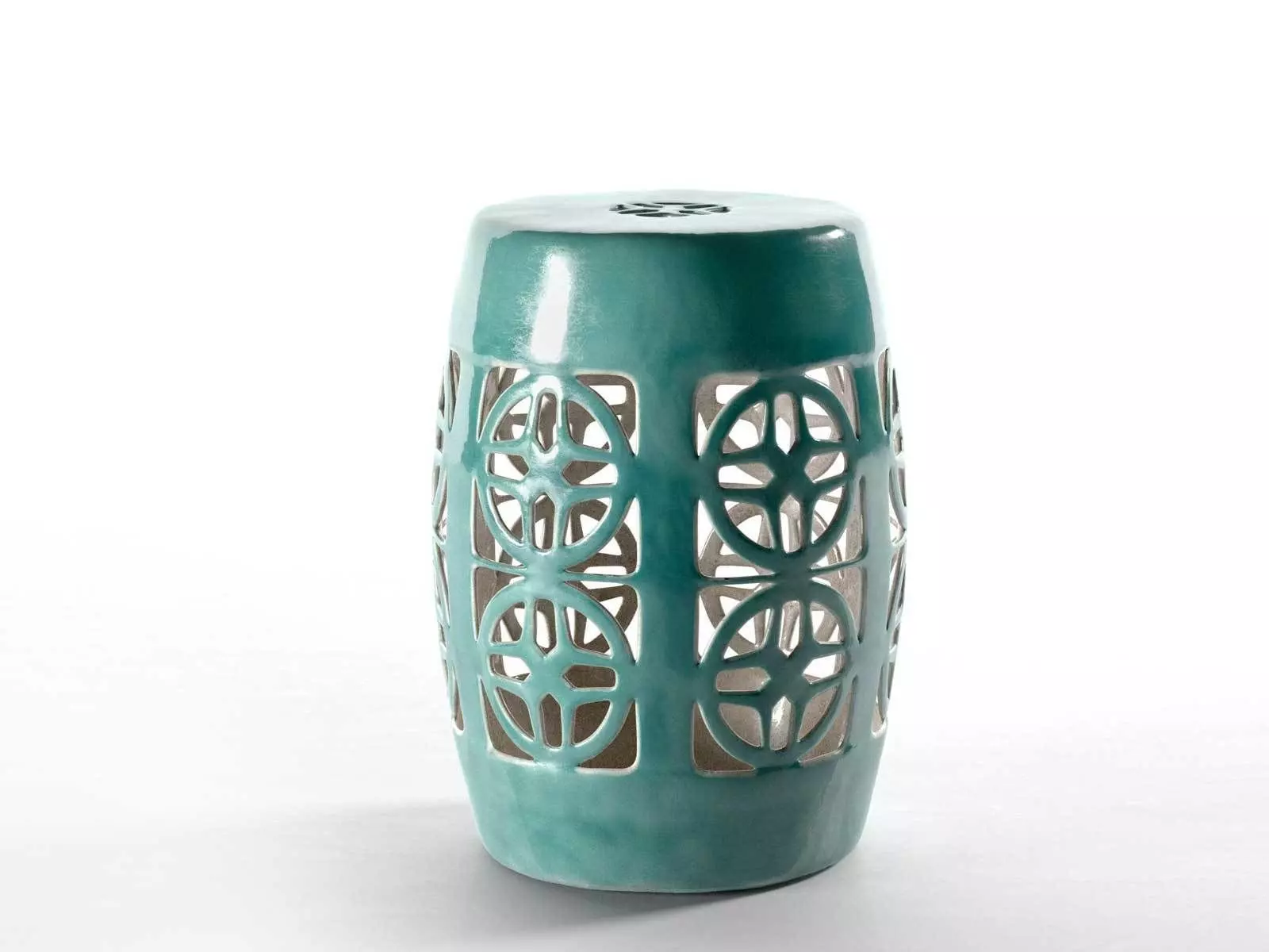 Zane Turquoise Stool 3D model