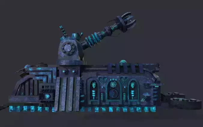 future train Free low-poly 3D model