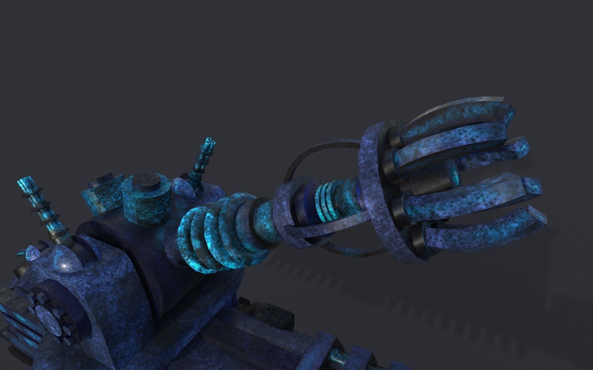 future train Free low-poly 3D model_11