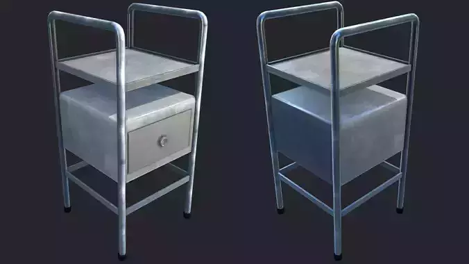 Industrial Bedside Table