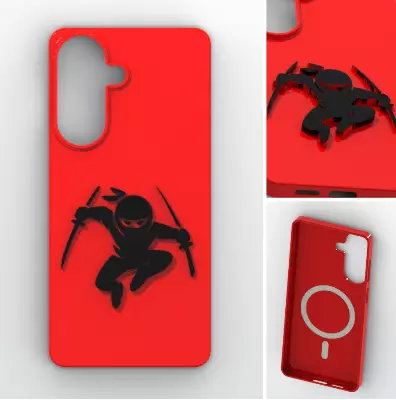 Ninja Warrior Magnetic Case A57 3D print model