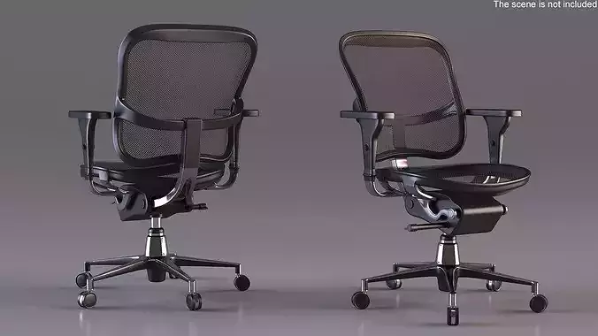 College Conference Room Interior 3D model 2