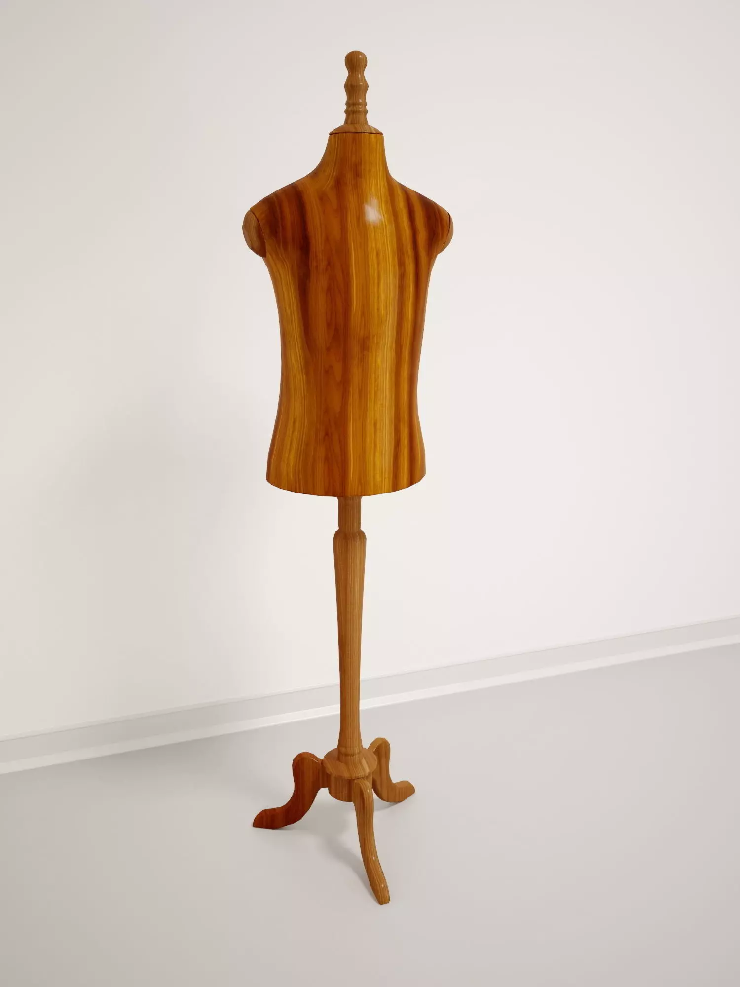 Wooden Mannequin  VR  AR  low-poly 3D model Low-poly 3D model_0