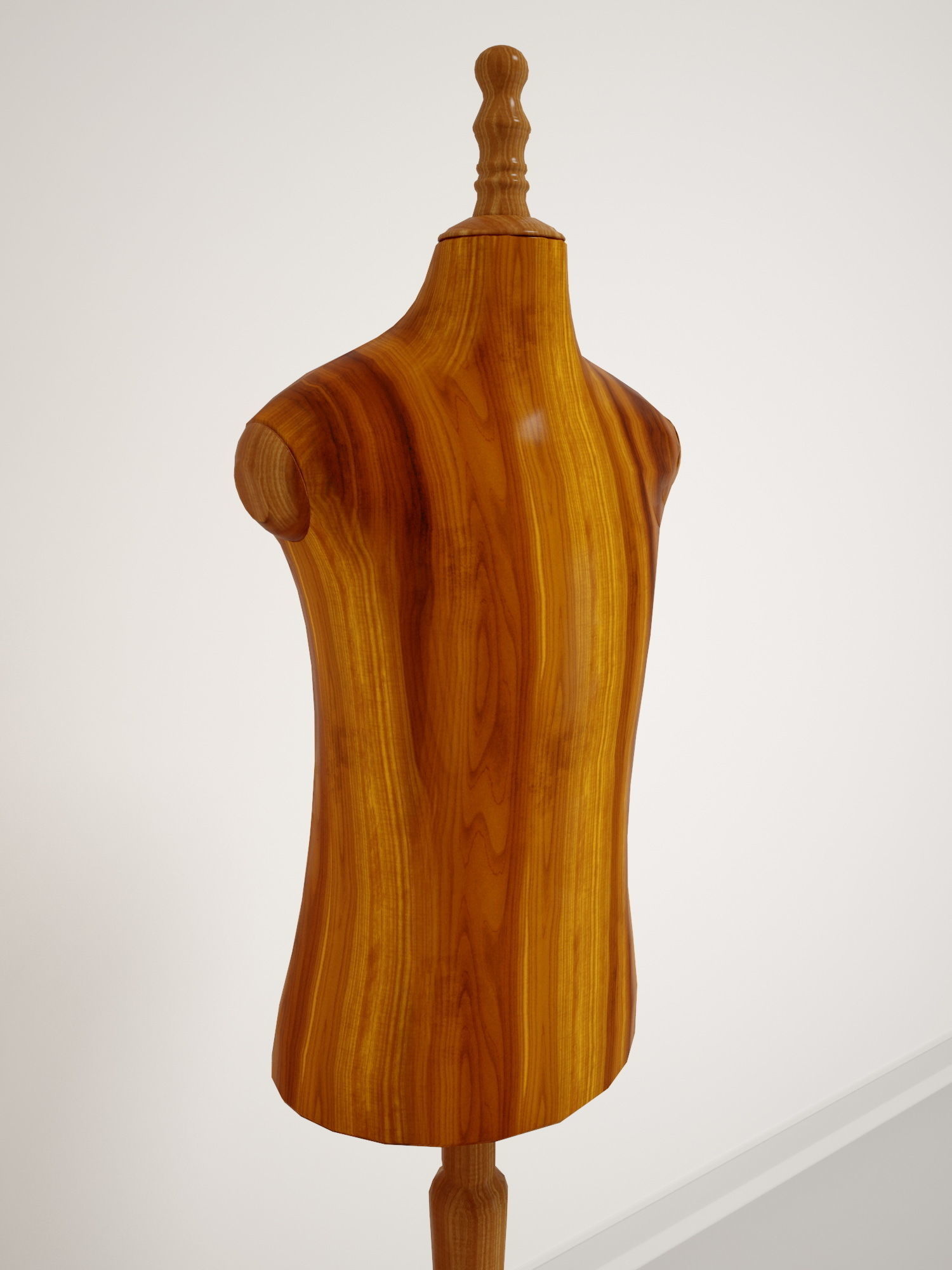 Wooden Mannequin  VR  AR  low-poly 3D model Low-poly 3D model_2