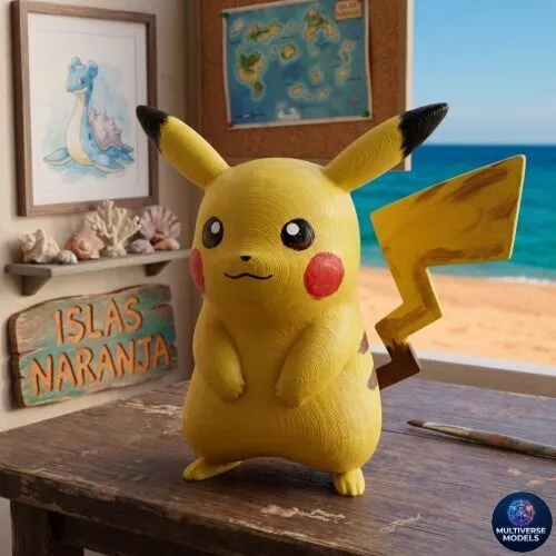 Pikachu Classic Pose 3D print model