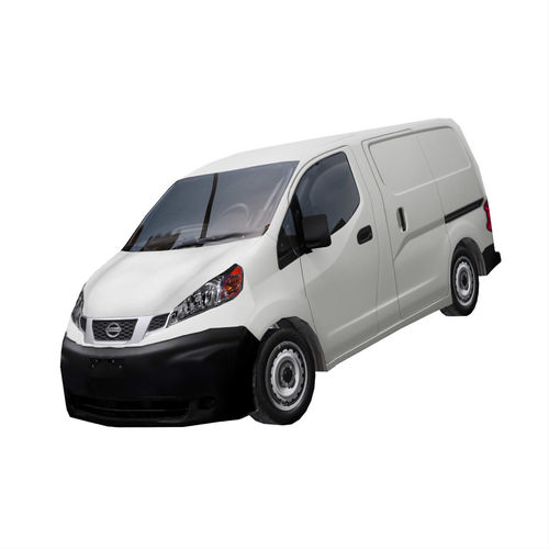 Nissan NV200 Japanese design low polygonal van  Low-poly 3D model