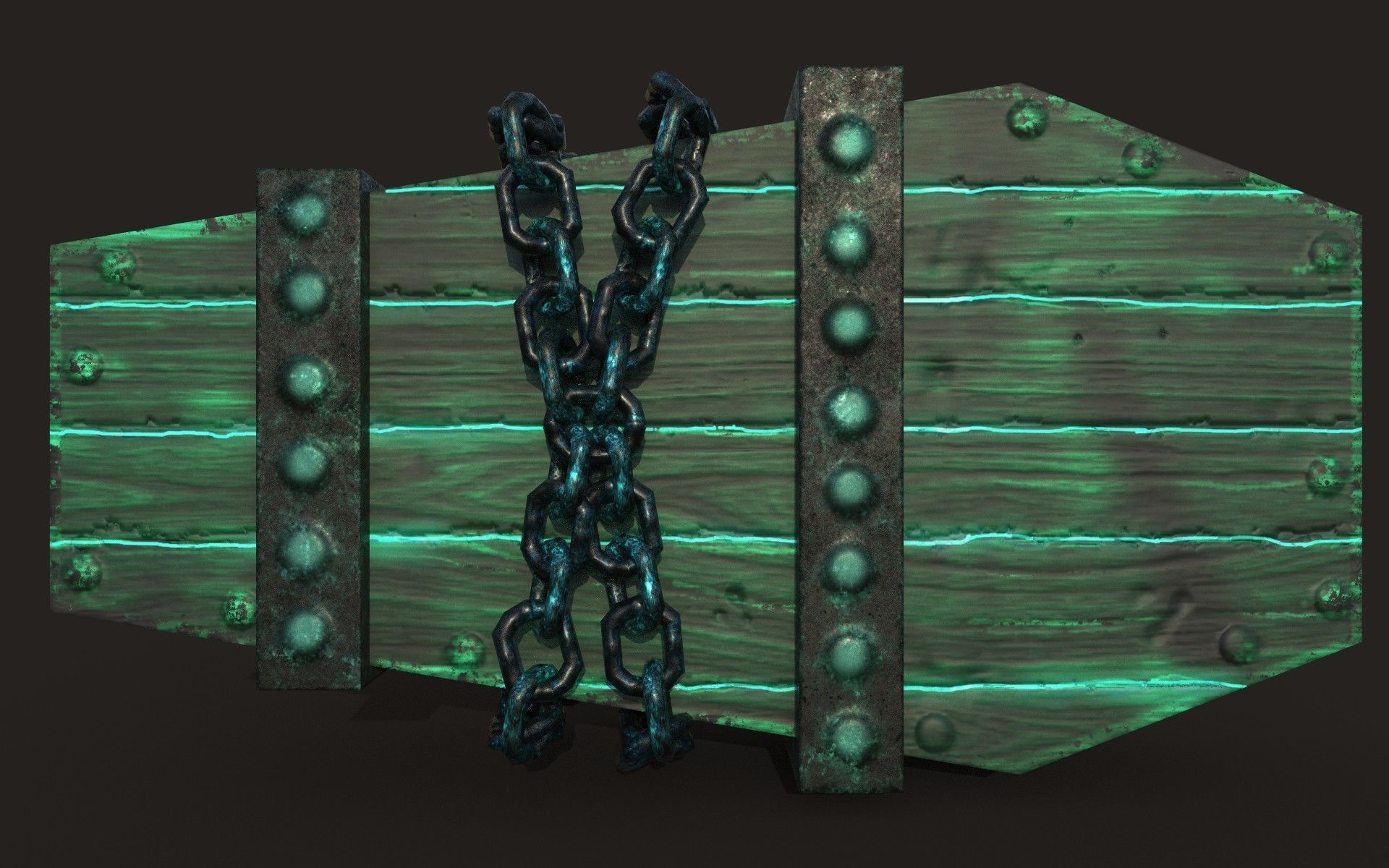 powerful coffin Free low-poly 3D model_7