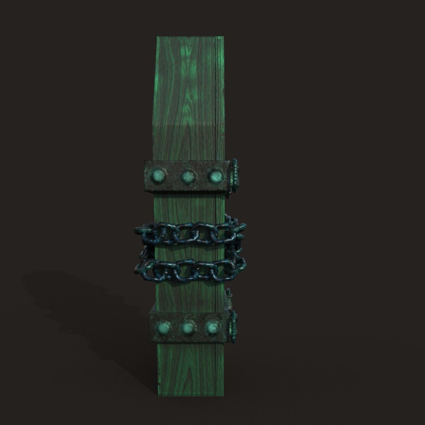 powerful coffin Free low-poly 3D model_1