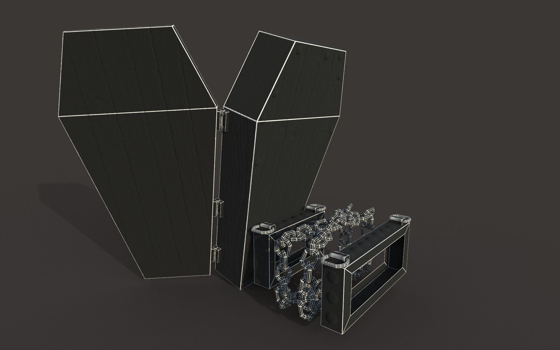 powerful coffin Free low-poly 3D model_11