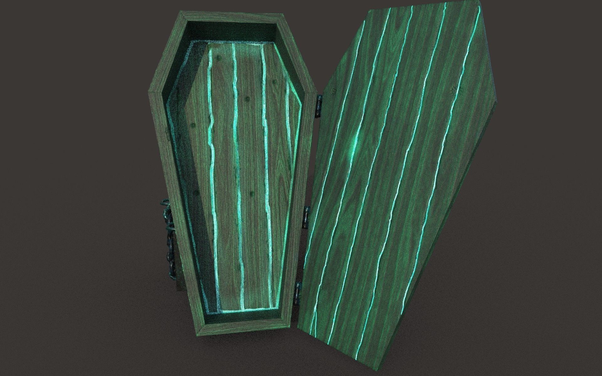 powerful coffin Free low-poly 3D model_8