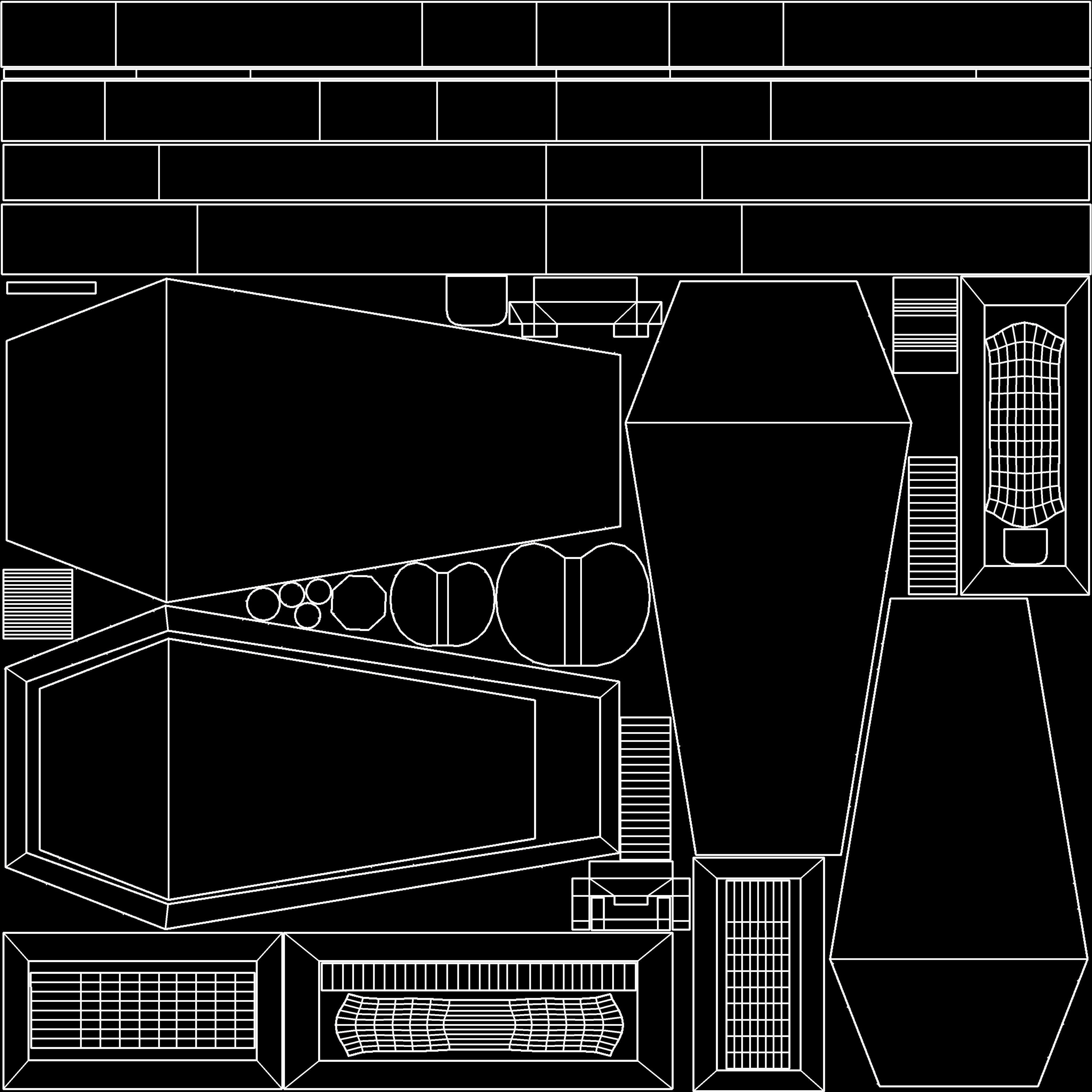powerful coffin Free low-poly 3D model_13