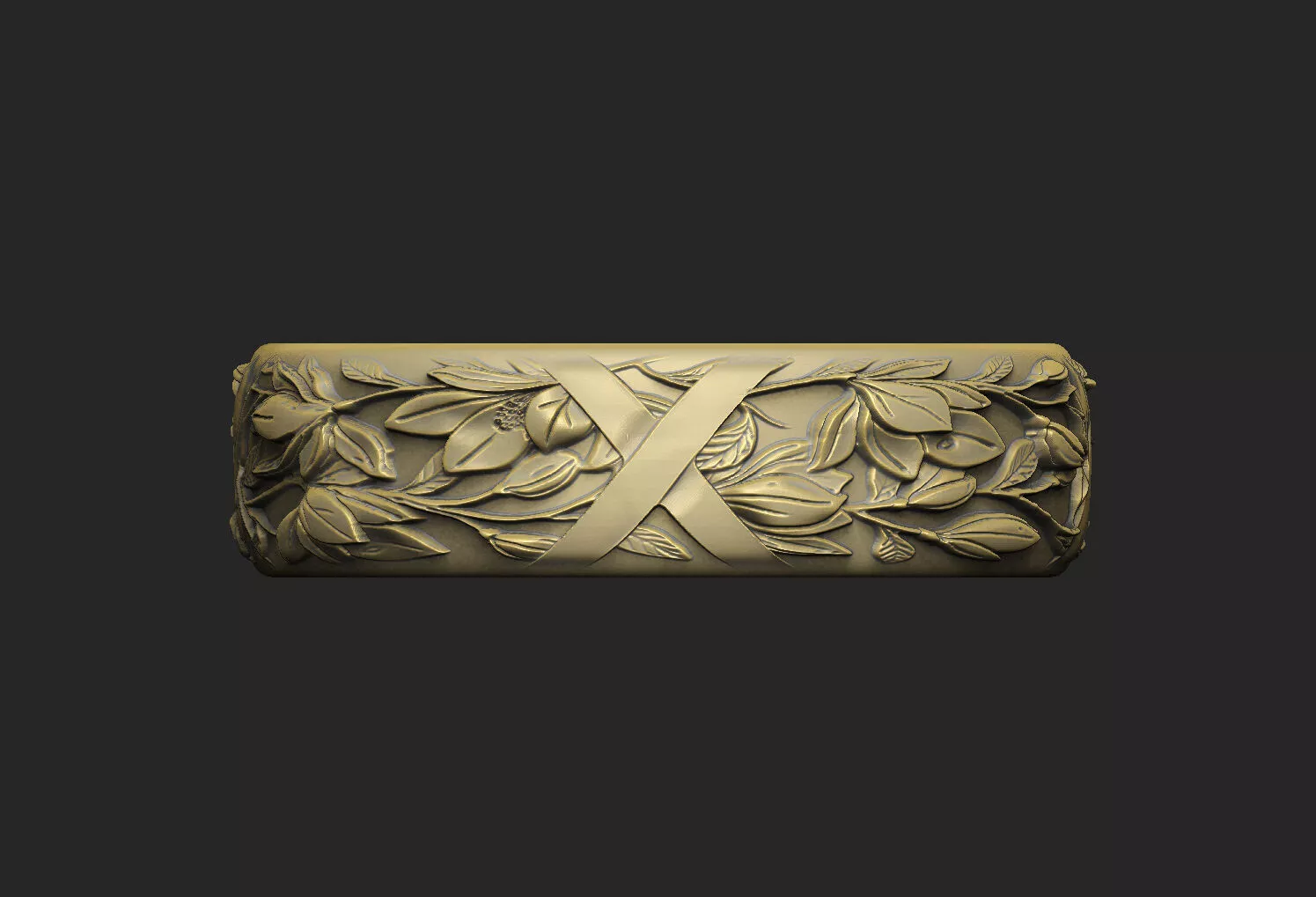 double-sided-relief-ring inner-engraving-ring 3D print model