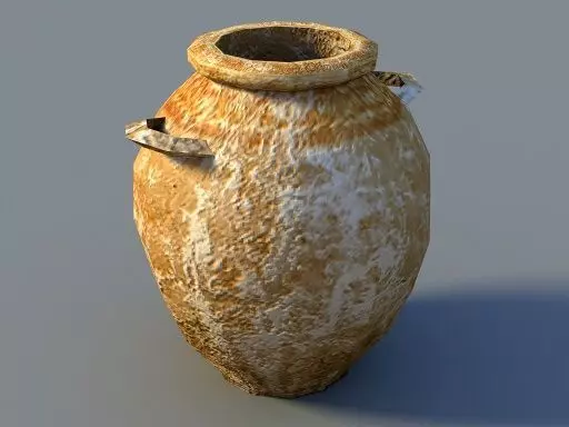 Ancient crock 3D model_0