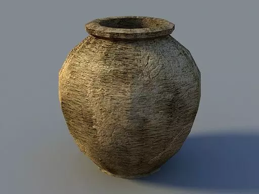 Ancient crock 3D model_0
