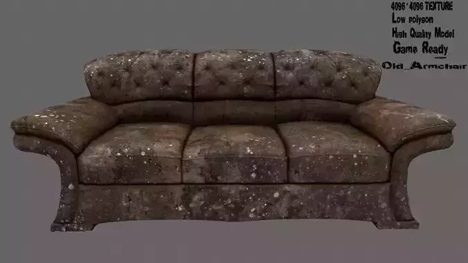 Armchair sofa in marble