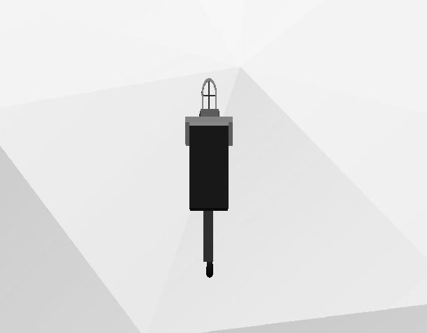 Lazer pistol Free low-poly 3D model_3