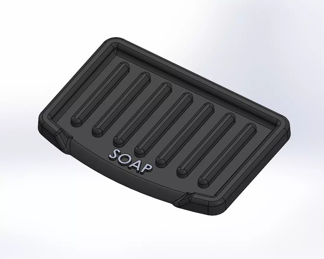 Soap Saver Rev B 3D print model