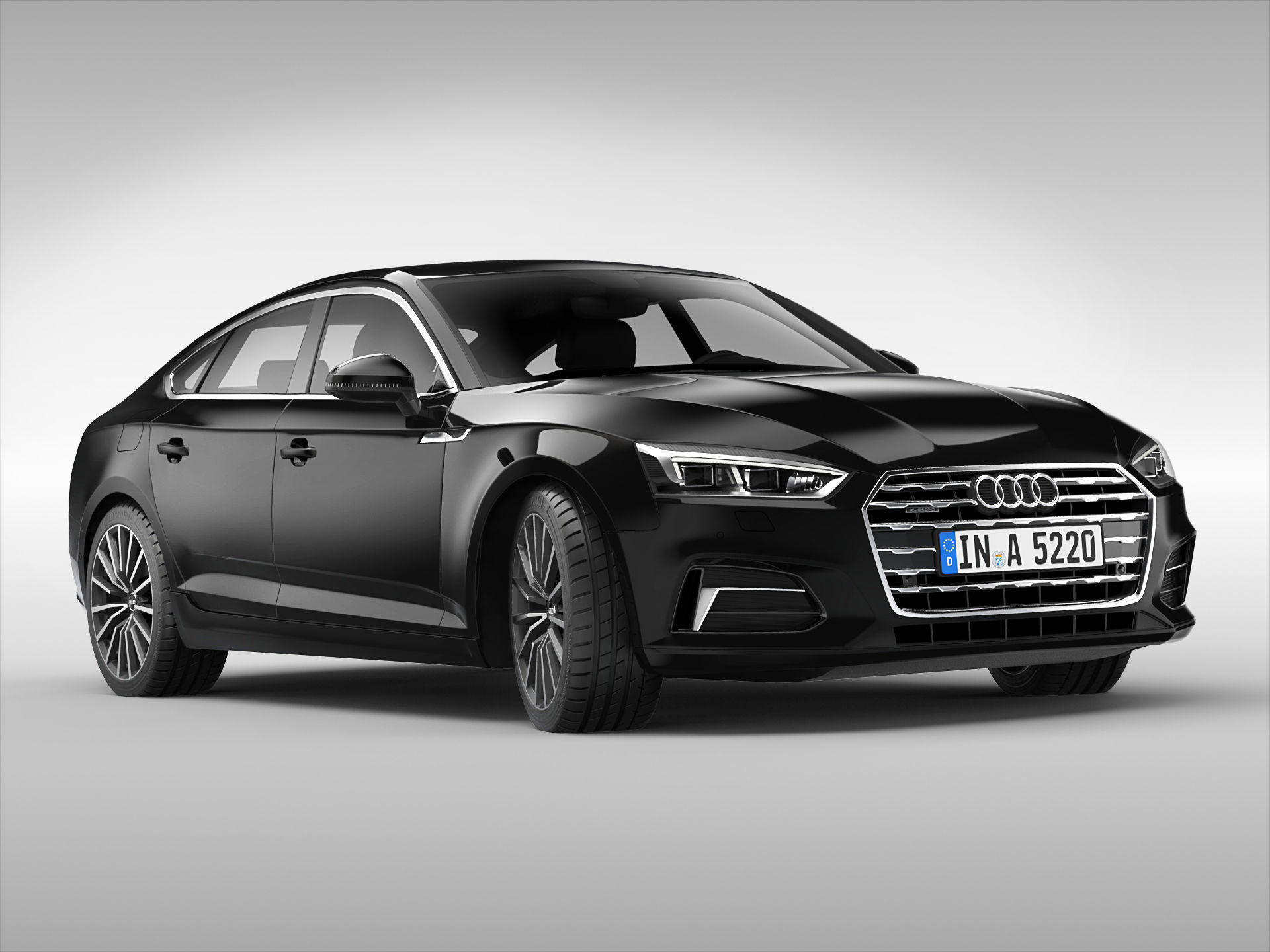 Audi A5 Sportback 2017 3D model_3