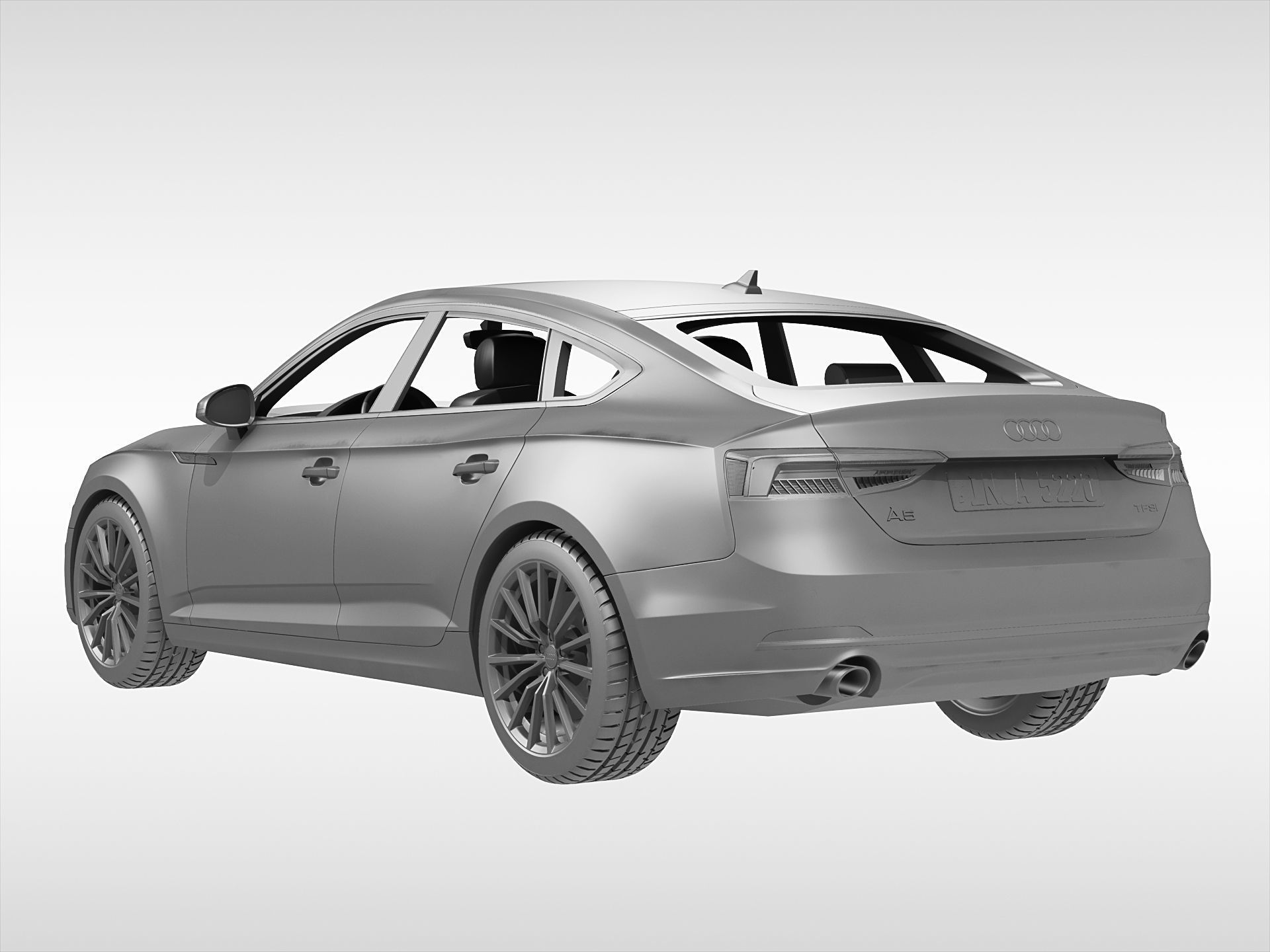 Audi A5 Sportback 2017 3D model_7