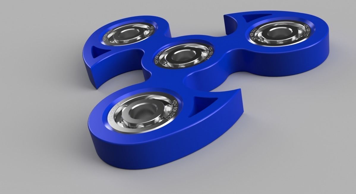 Fidget Spinner 3D print model_0