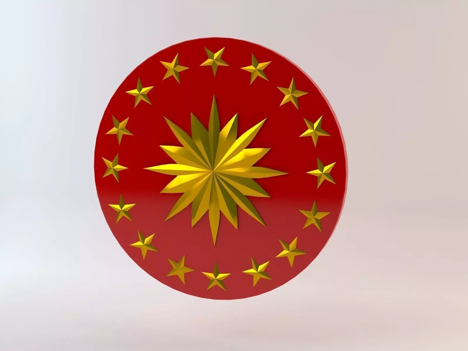 Turkish Prime Minister Amblem 3D model