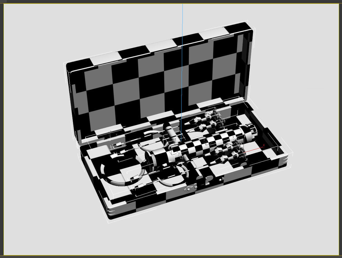 vintage syringe set 3D model_7