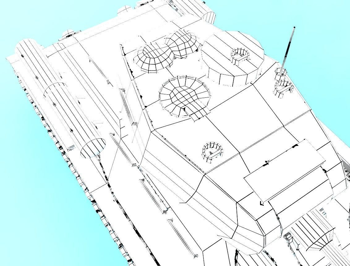 T-34-85  Low-poly 3D model_20