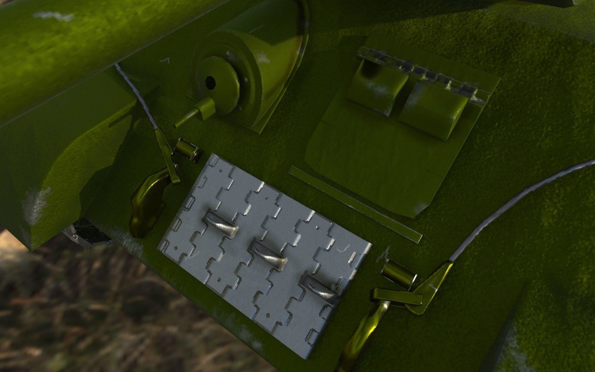 T-34-85  Low-poly 3D model_14