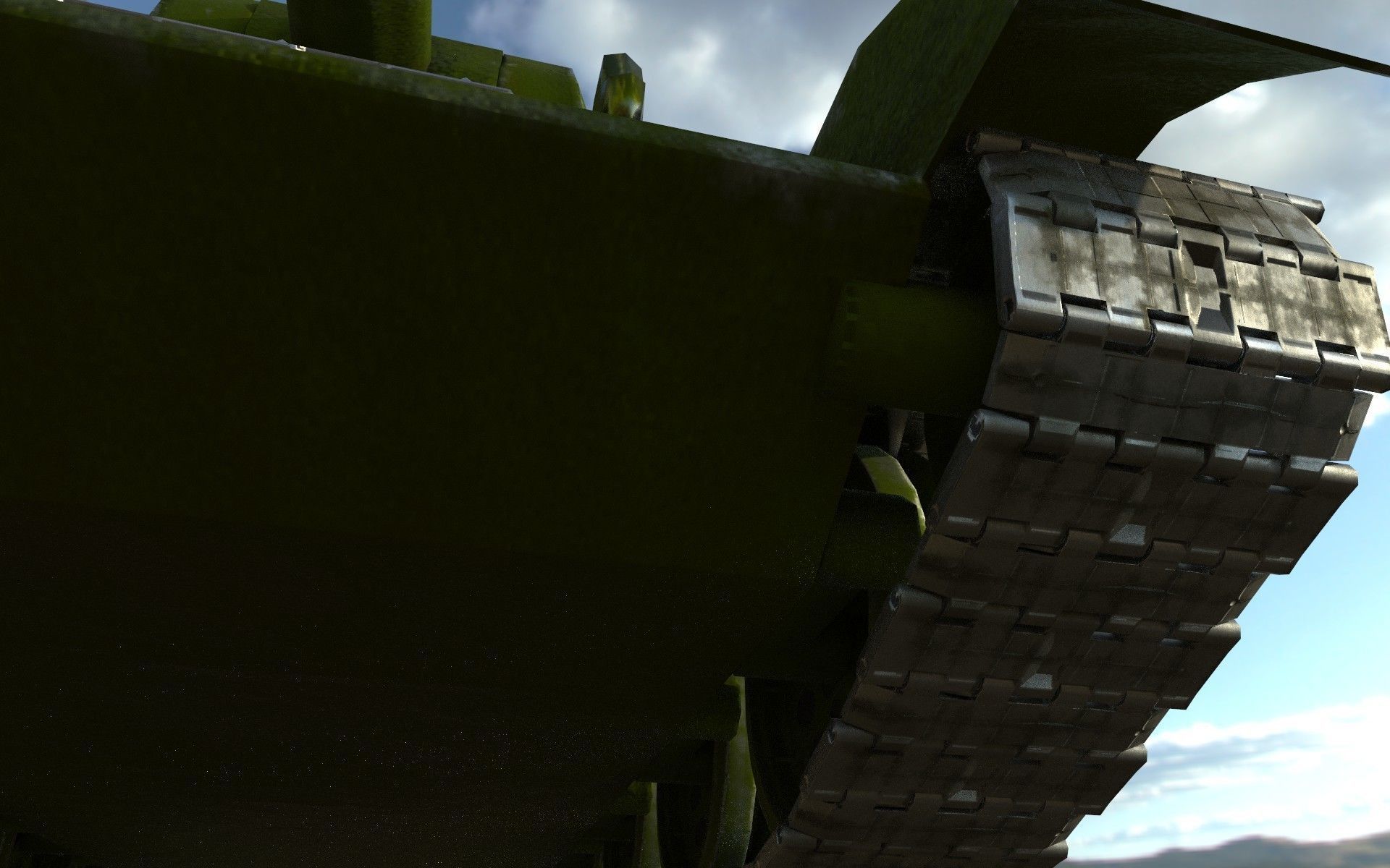 T-34-85  Low-poly 3D model_16