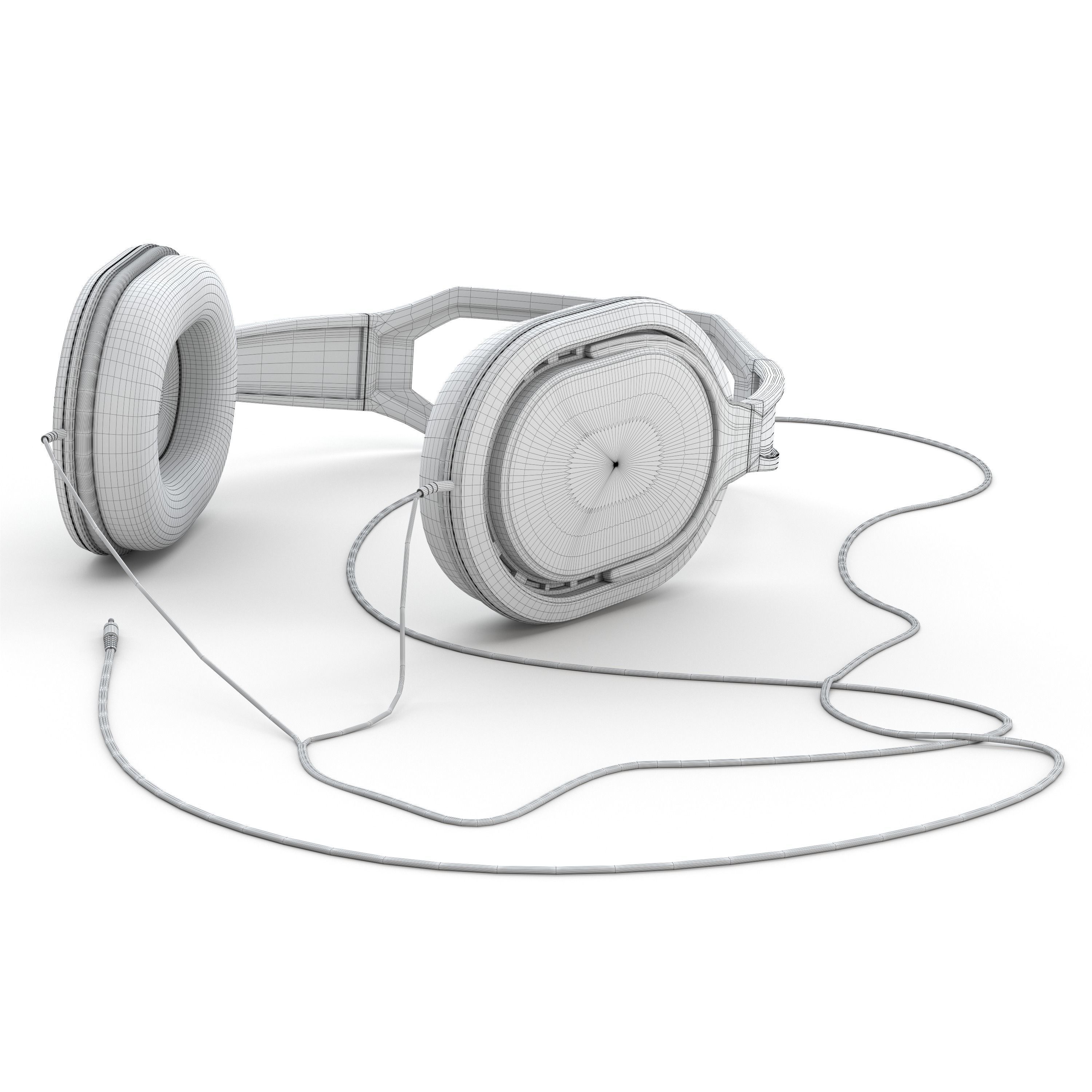 Panasonic headphones 3D model_4