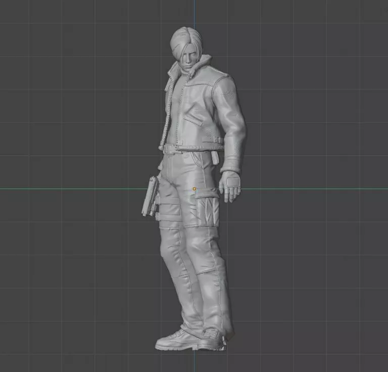 LEON S KENNEDY - Resident Evil 4 - 3D Model 3D print model