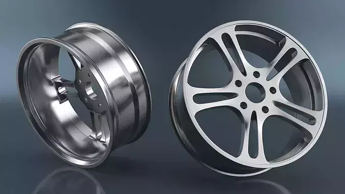 Alloy Wheel Rim 3D model