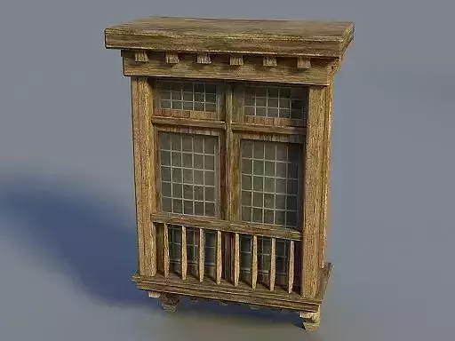 Wooden window 02