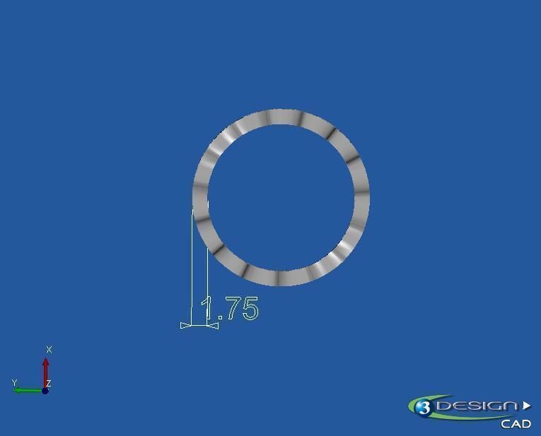 band ring Ali gold silver jewelry 3D print model farsi persian 3D print model_1