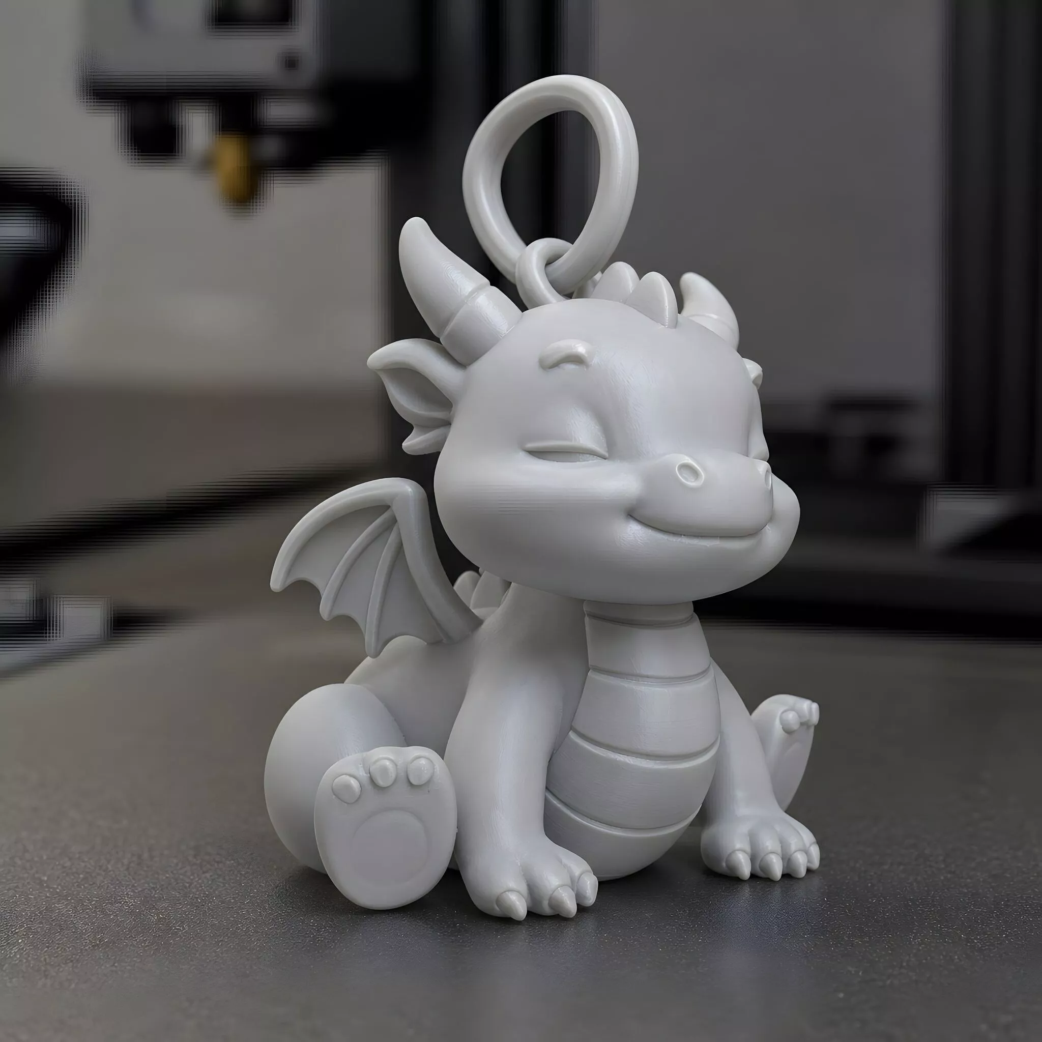 Belly Cute Dragon Pendant 3D Printable Jewelry 3D print model