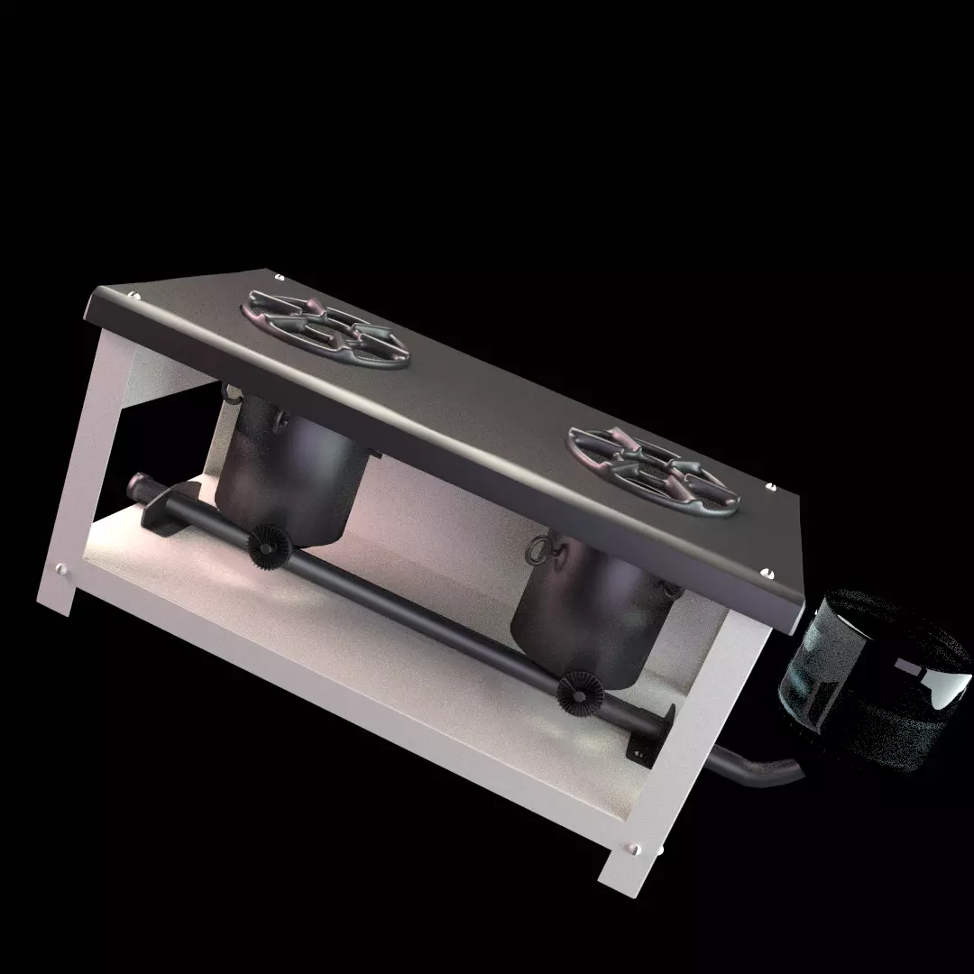 Kerosene Stove  Free 3D model_0