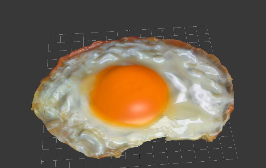 fried egg 3D model_6
