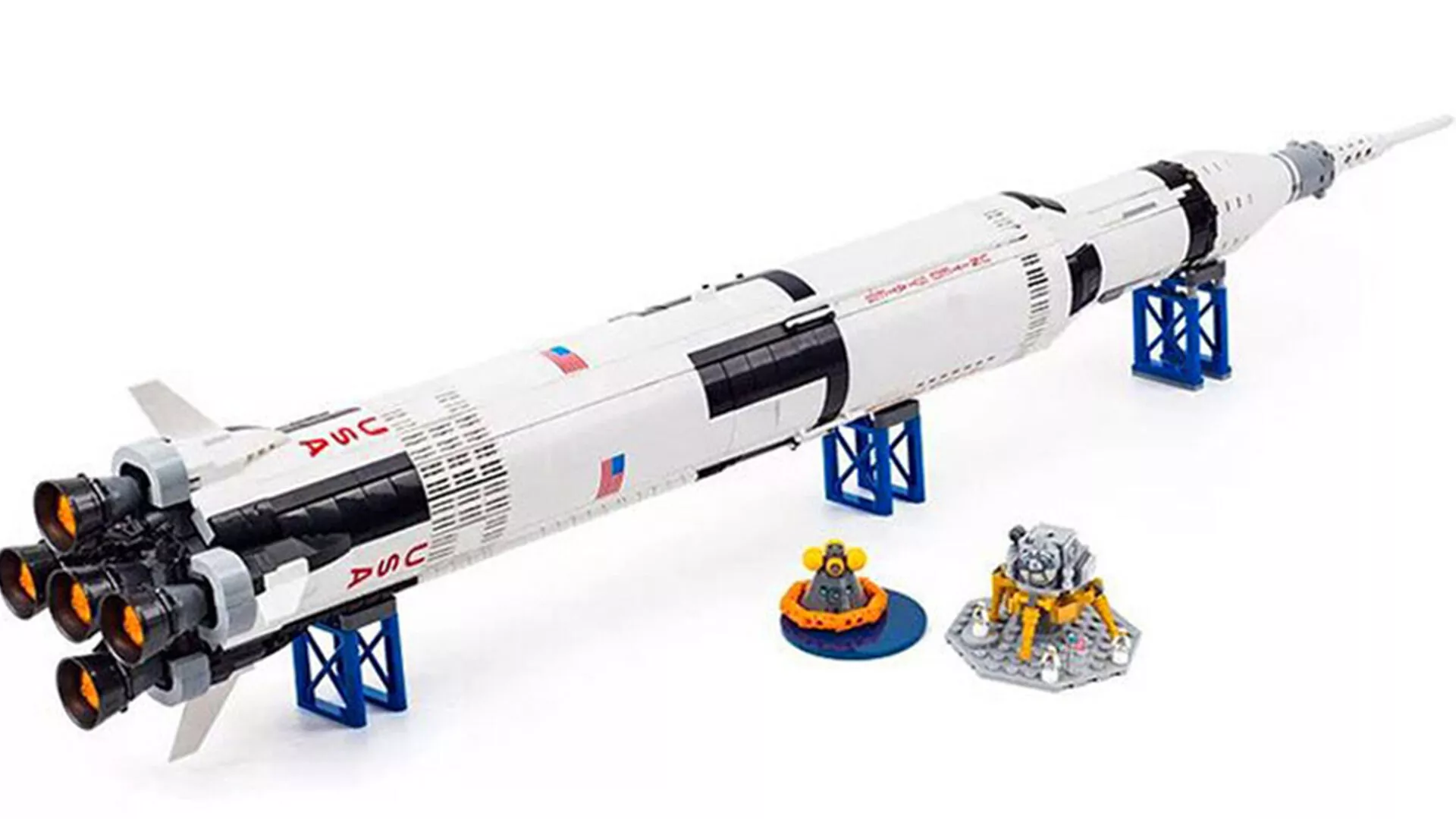 TwindBricks3D - 21309 NASA Apollo Saturn V 3D print model