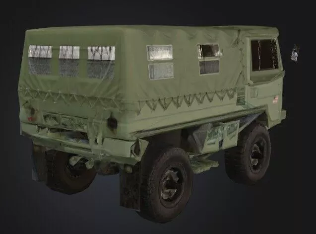 Military Vehicle Low-poly 3D model