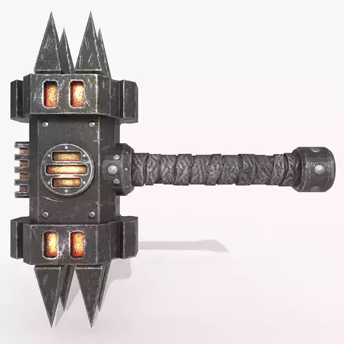 lava hammer Free low-poly 3D model