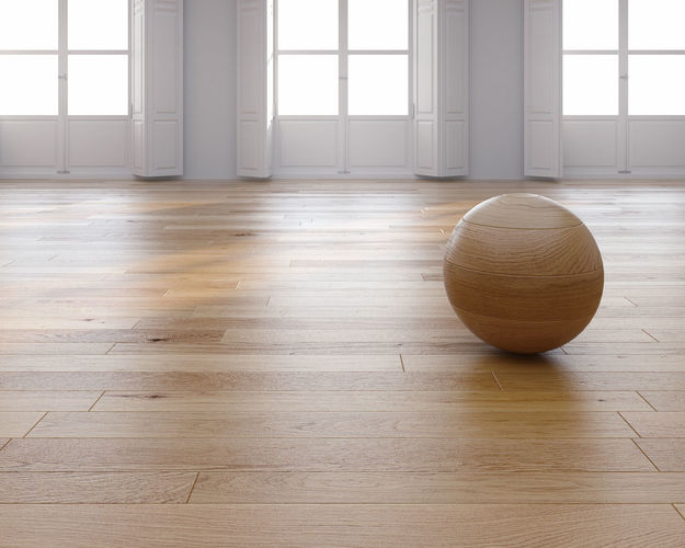 Oak Natural floor 3D model