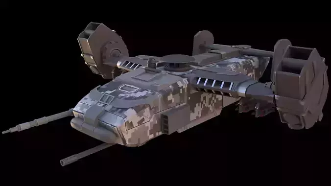 Battle transport 3D model