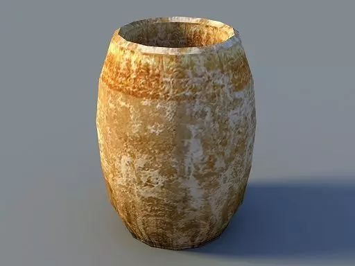 Ancient crock 03 3D model_0