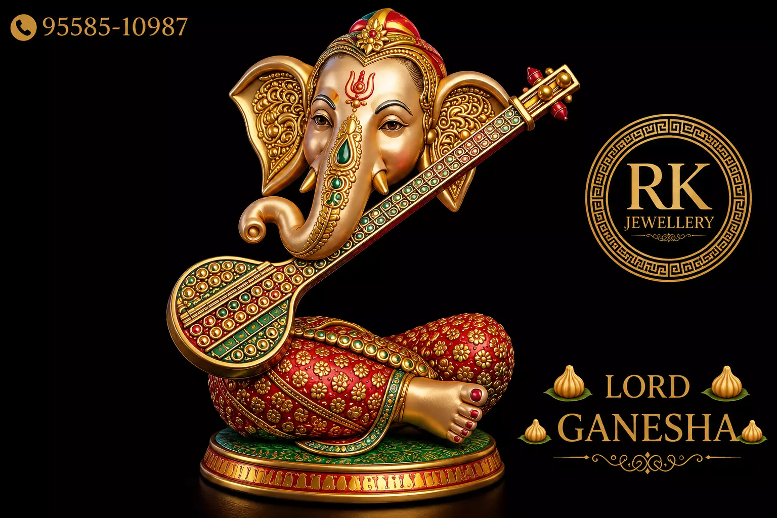GANESHA FOR HOME DECOR AND TEMPLE 3D print model