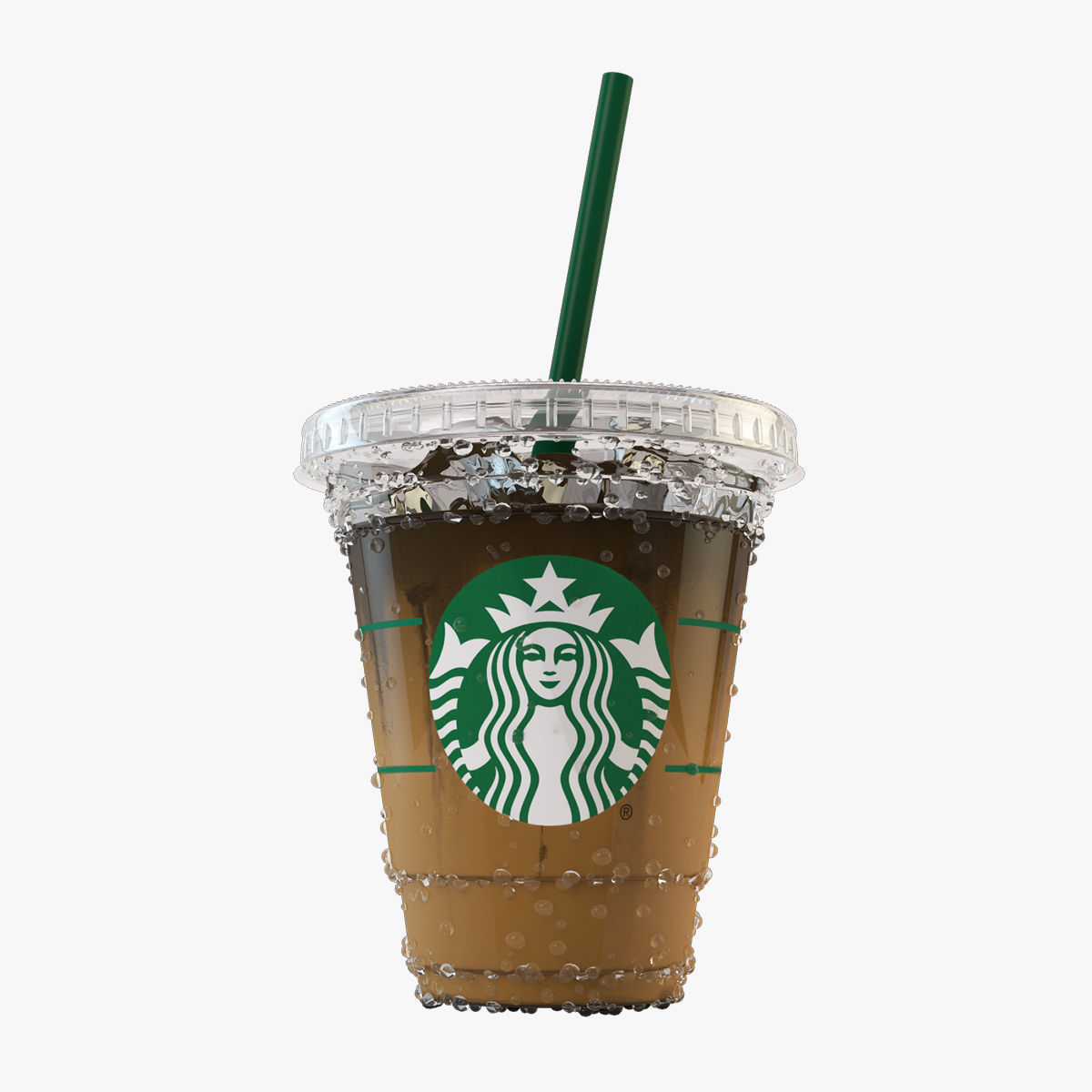 Ice mocha 3D model_3