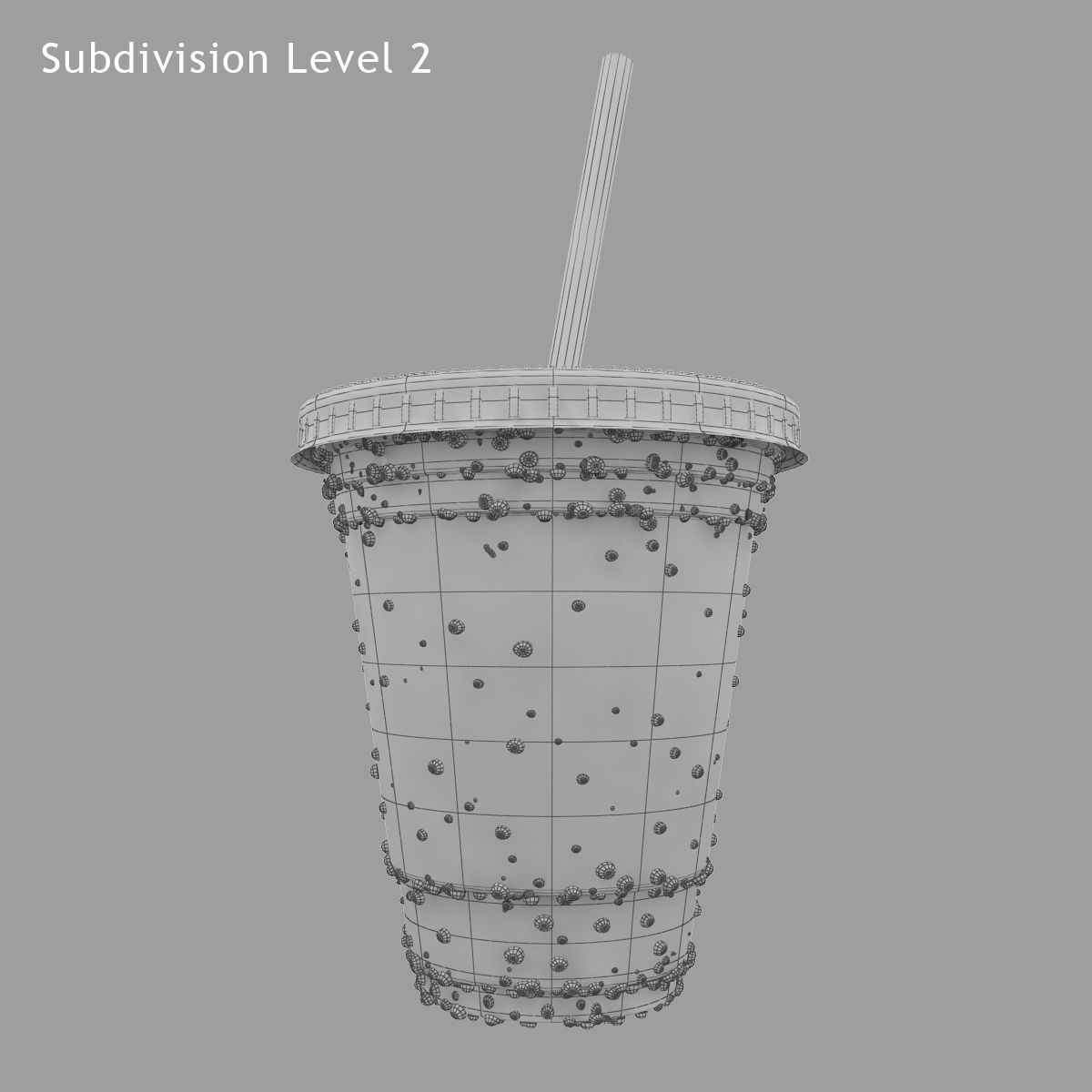 Ice mocha 3D model_6