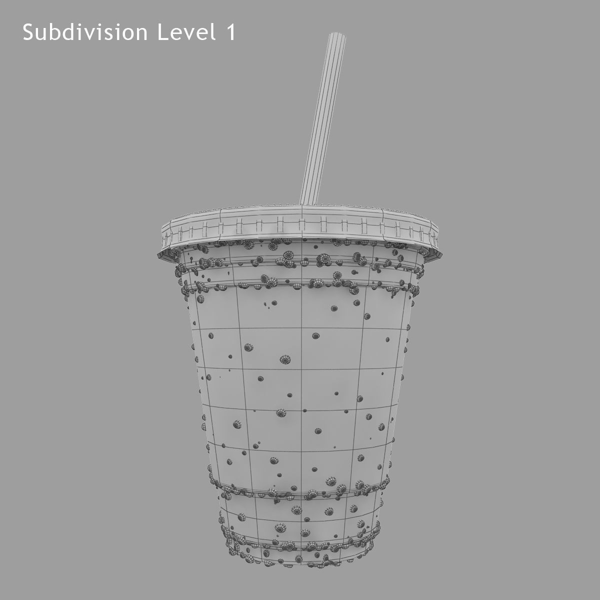 Ice mocha 3D model_5
