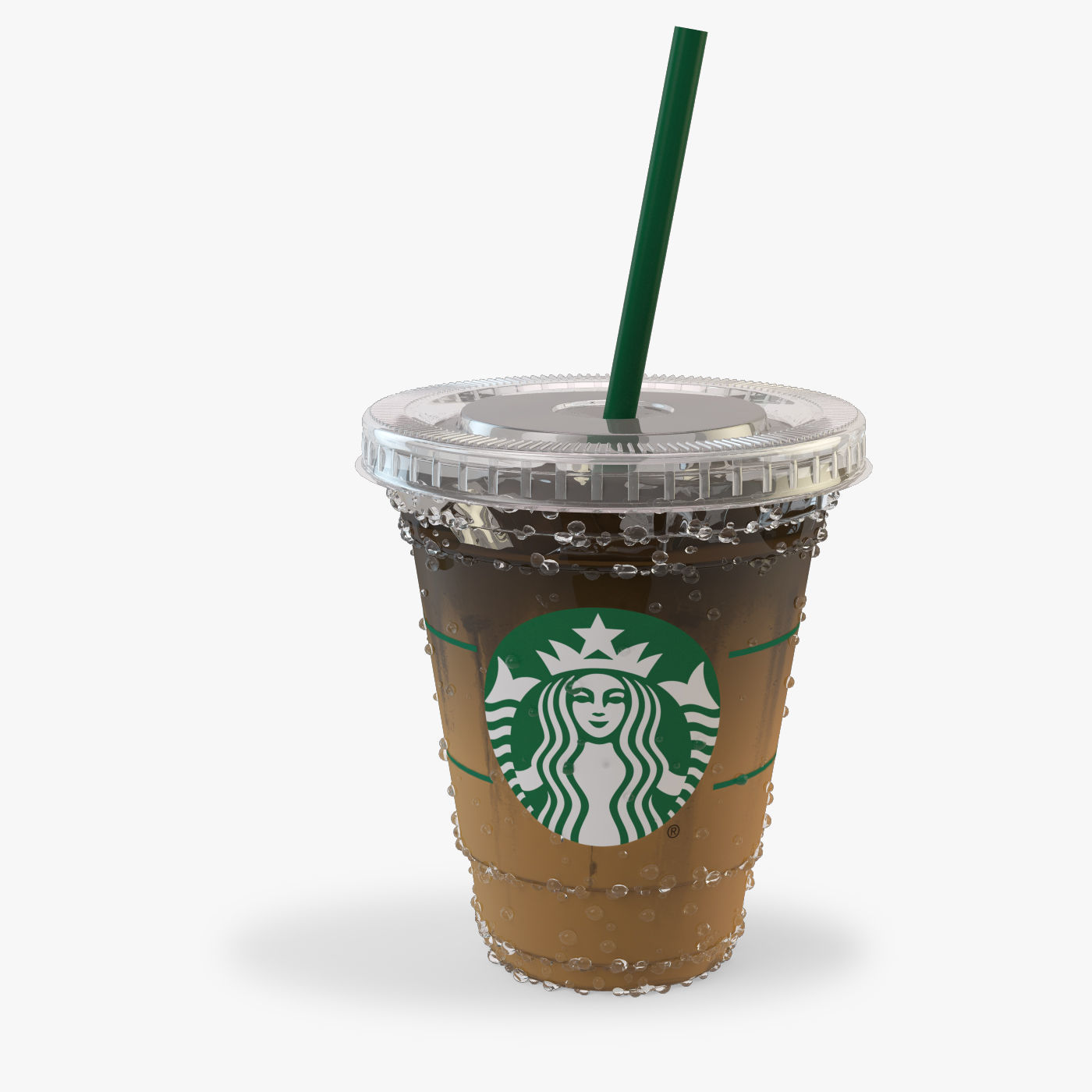 Ice mocha 3D model_2
