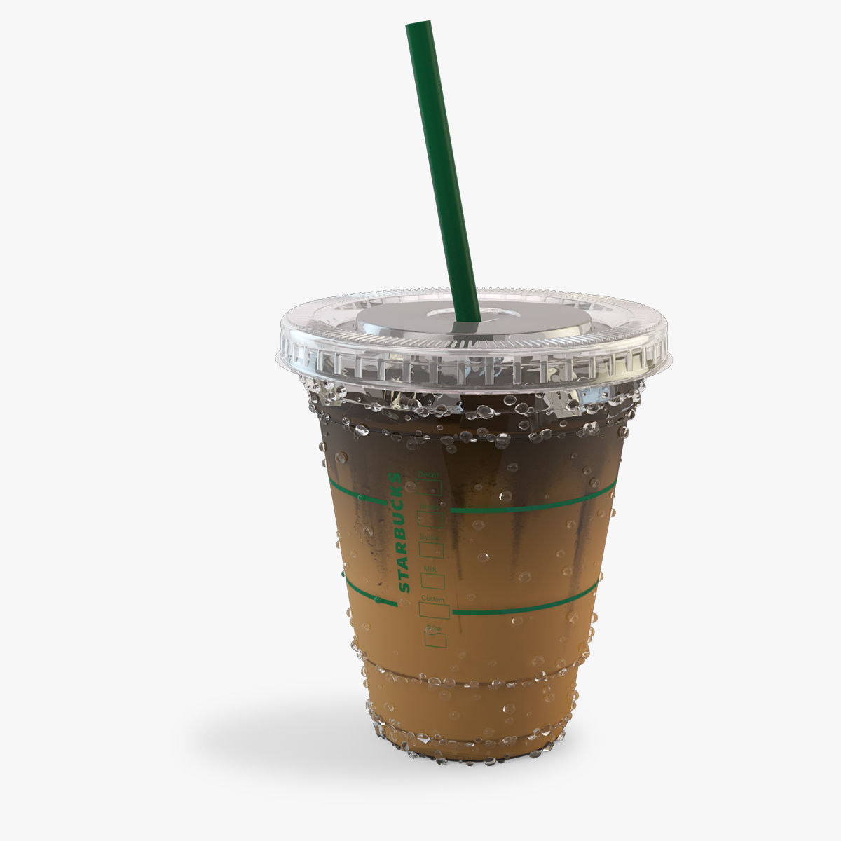Ice mocha 3D model_1